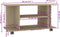 vidaXL - Tv-meubel - met - wieltjes - 80x40x45 - cm - bewerkt - hout - sonoma - eiken