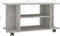 vidaXL - Tv-meubel - met - wieltjes - 80x40x45 - cm - bewerkt - hout - betongrijs