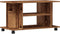 vidaXL - Tv-meubel - met - wieltjes - 80x40x45 - cm - bewerkt - hout - oud - houtkleurig