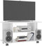 vidaXL - Tv-meubel - met - wieltjes - 80x40x45 - cm - bewerkt - hout - wit
