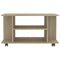 vidaXL - Tv-meubel - met - wieltjes - 80x40x45 - cm - bewerkt - hout - sonoma - eiken