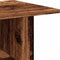 vidaXL - Tv-meubel - met - wieltjes - 80x40x45 - cm - bewerkt - hout - oud - houtkleurig