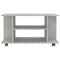 vidaXL - Tv-meubel - met - wieltjes - 80x40x45 - cm - bewerkt - hout - betongrijs