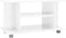 vidaXL - Tv-meubel - met - wieltjes - 80x40x45 - cm - bewerkt - hout - hoogglans - wit