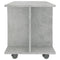 vidaXL - Tv-meubel - met - wieltjes - 80x40x45 - cm - bewerkt - hout - betongrijs