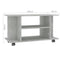 vidaXL - Tv-meubel - met - wieltjes - 80x40x45 - cm - bewerkt - hout - betongrijs