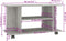 vidaXL - Tv-meubel - met - wieltjes - 80x40x45 - cm - bewerkt - hout - betongrijs