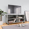 vidaXL - Tv-meubel - met - wieltjes - 90x35x35 - cm - bewerkt - hout - betongrijs