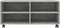vidaXL - Tv-meubel - met - wieltjes - 90x35x35 - cm - bewerkt - hout - betongrijs