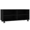 vidaXL - Tv-meubel - met - wieltjes - 90x35x35 - cm - bewerkt - hout - zwart