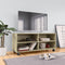 vidaXL - Tv-meubel - met - wieltjes - 90x35x35 - cm - bewerkt - hout - sonoma - eiken