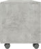 vidaXL - Tv-meubel - met - wieltjes - 90x35x35 - cm - bewerkt - hout - betongrijs