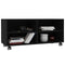 vidaXL - Tv-meubel - met - wieltjes - 90x35x35 - cm - bewerkt - hout - zwart