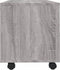 vidaXL - Tv-meubel - met - wieltjes - 90x35x35 - cm - bewerkt - hout - grijs - sonoma