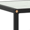 vidaXL - Tv-meubel - met - wit - marmerglas - 100x40x40 - cm - zwart