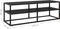 vidaXL - Tv-meubel - met - zwart - glas - 120x40x40 - cm - zwart