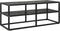 vidaXL - Tv-meubel - met - zwart - marmerglas - 100x40x40 - cm - zwart