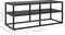 vidaXL - Tv-meubel - met - zwart - marmerglas - 100x40x40 - cm - zwart