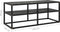 vidaXL - Tv-meubel - met - zwart - marmerglas - 100x40x40 - cm - zwart