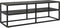 vidaXL - Tv-meubel - met - zwart - marmerglas - 120x40x40 - cm - zwart
