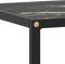 vidaXL - Tv-meubel - met - zwart - marmerglas - 120x40x40 - cm - zwart