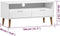vidaXL - Tv-meubel - MOLDE - 106x40x49 - cm - massief - grenenhout - wit