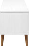 vidaXL - Tv-meubel - MOLDE - 106x40x49 - cm - massief - grenenhout - wit