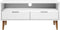 vidaXL - Tv-meubel - MOLDE - 106x40x49 - cm - massief - grenenhout - wit