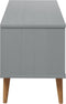 vidaXL - Tv-meubel - MOLDE - 106x40x49 - cm - massief - grenenhout - grijs