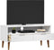 vidaXL - Tv-meubel - MOLDE - 106x40x49 - cm - massief - grenenhout - wit