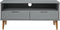 vidaXL - Tv-meubel - MOLDE - 106x40x49 - cm - massief - grenenhout - grijs