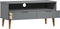 vidaXL - Tv-meubel - MOLDE - 106x40x49 - cm - massief - grenenhout - grijs