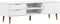 vidaXL - Tv-meubel - MOLDE - 158x40x49 - cm - massief - grenenhout - wit