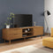vidaXL - Tv-meubel - MOLDE - 158x40x49 - cm - massief - grenenhout - bruin