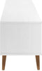 vidaXL - Tv-meubel - MOLDE - 158x40x49 - cm - massief - grenenhout - wit