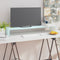 vidaXL - TV-meubel/monitorverhoger - 100x30x13 - cm - glas - groen