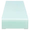 vidaXL - TV-meubel/monitorverhoger - 110x30x13 - cm - glas - groen