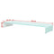 vidaXL - TV-meubel/monitorverhoger - 110x30x13 - cm - glas - groen