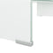 vidaXL - TV-meubel/monitorverhoger - 60x25x11 - cm - glas - groen - groen