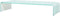 vidaXL - Tv-meubel/monitorverhoger - 70x30x13 - cm - glas - groen