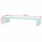 vidaXL - Tv-meubel/monitorverhoger - 70x30x13 - cm - glas - groen