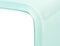vidaXL - Tv-meubel/monitorverhoger - 70x30x13 - cm - glas - groen