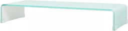 vidaXL - Tv-meubel/monitorverhoger - 80x30x13 - cm - glas - groen