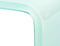 vidaXL - Tv-meubel/monitorverhoger - 80x30x13 - cm - glas - groen