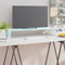 vidaXL - Tv-meubel/monitorverhoger - 80x30x13 - cm - glas - groen
