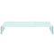 vidaXL - Tv-meubel/monitorverhoger - 80x30x13 - cm - glas - groen