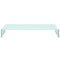 vidaXL - Tv-meubel/monitorverhoger - 90x30x13 - cm - glas - groen