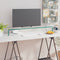 vidaXL - TV-meubel/monitorverhoger - transparant - 100x30x13 - cm - glas