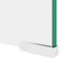 vidaXL - TV-meubel/monitorverhoger - transparant - 100x30x13 - cm - glas