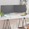 vidaXL - TV-meubel/monitorverhoger - transparant - 110x30x13 - cm - glas